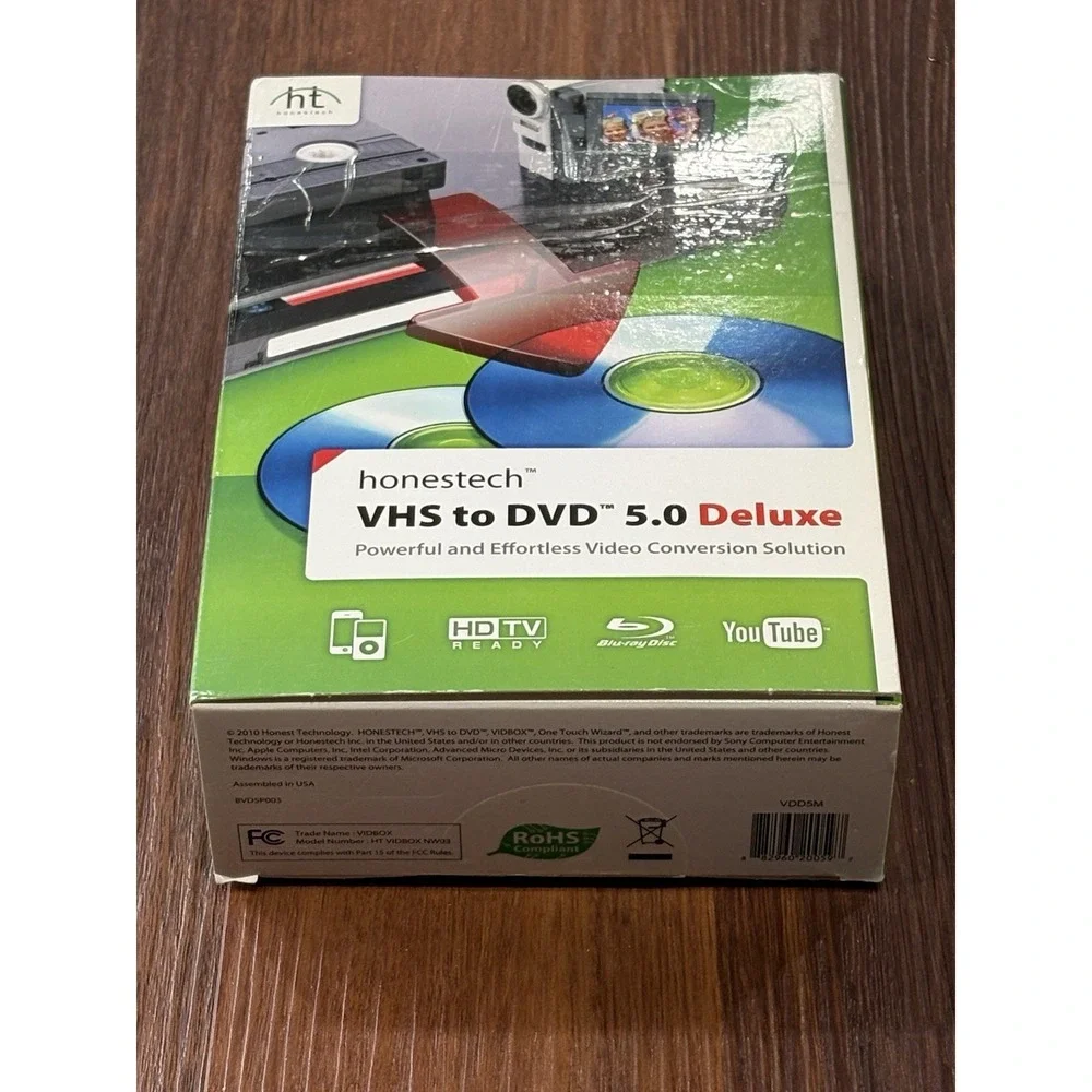 Honestech VHS‎ to DVD 5.0 Deluxe Powerful & Effortless Video Conversion Solution